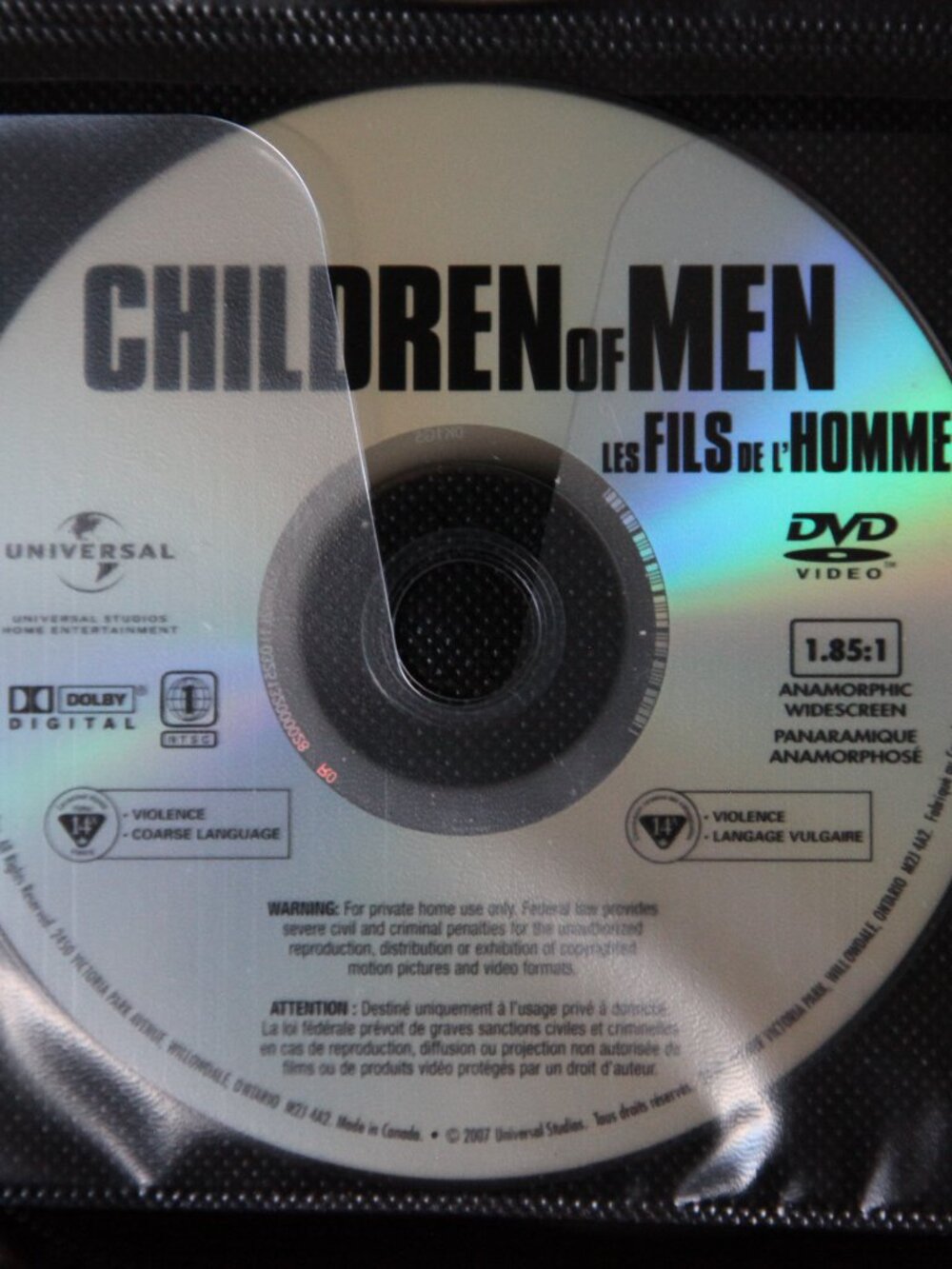 Film DVD: Children of Men